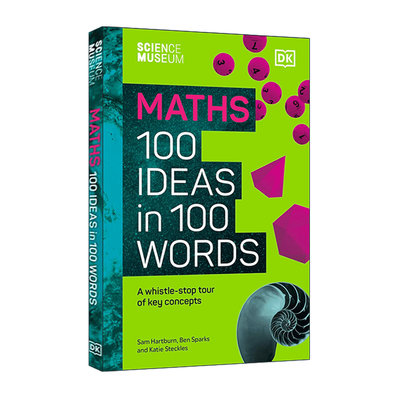 英文原版 The Science Museum Maths 100 Ideas in 100 Words DK科学博物馆 100个单词中的100个数学思维 英文版进口英语原版书籍