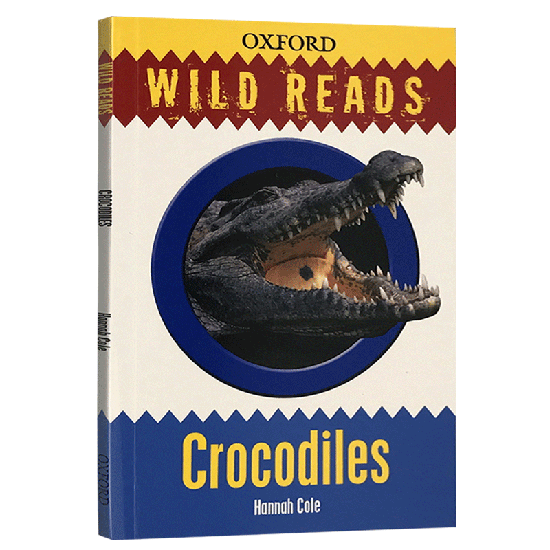 华研原版鳄鱼英文原版童书 Crocodiles牛津野生动物科普读物 Wild Reads系列丛书 7-9岁英文版原版进口书籍-图0