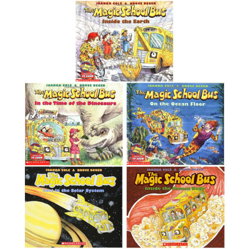 华研原版 神奇校车系列5册 英文原版绘本 The Magic School Bus 神奇校巴 英文版儿童科普图画书 正版进口科普读物 - 图1
