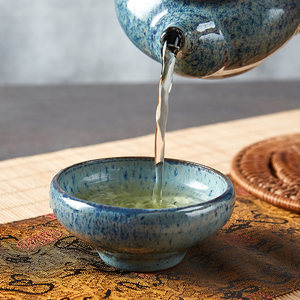 高淳陶瓷玉泉蓝田紫砂壶茶具套装纯手工家用茶壶品茗杯茶杯