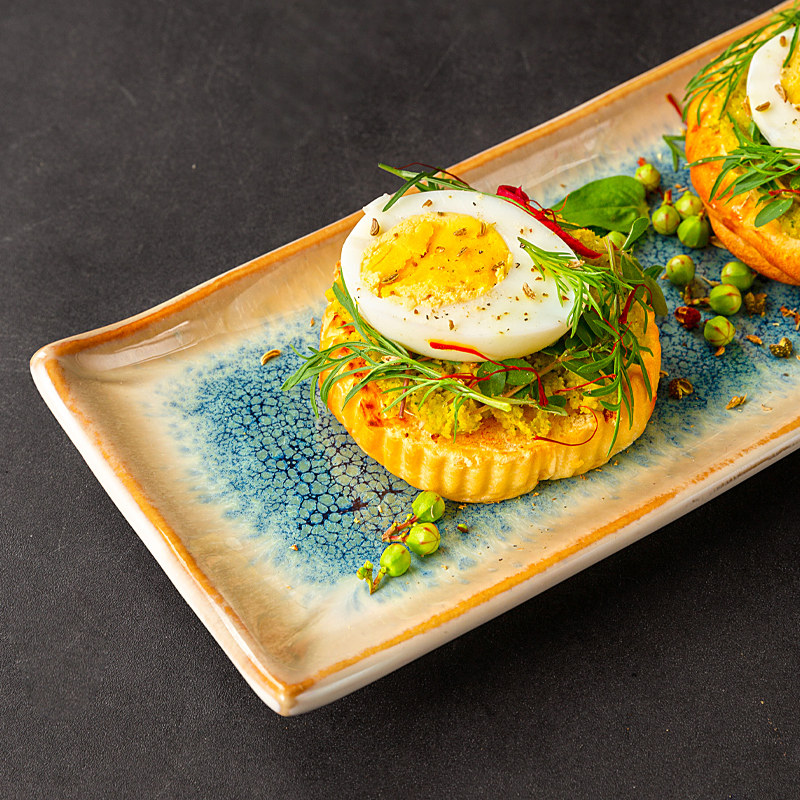 玉泉创意碟子长方盘陶瓷盘子复古寿司盘餐盘日式鱼盘菜盘家用餐具,淘宝优惠券,粉丝福利购,淘宝优惠卷