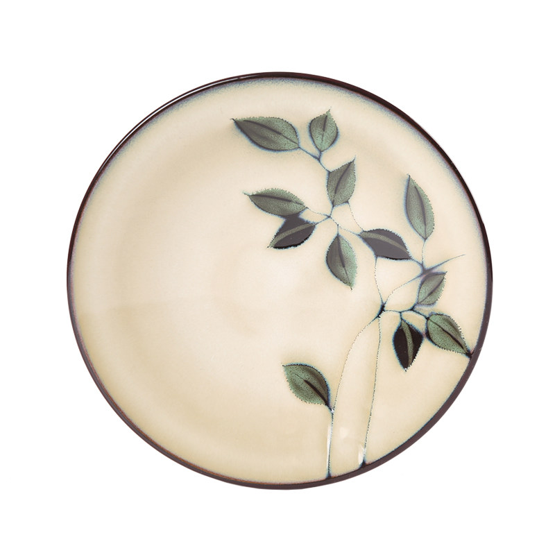 玉泉官方日式手绘创意陶瓷盘子菜盘家用餐具瓷器中式釉下彩餐盘,淘宝优惠券,粉丝福利购,淘宝优惠卷