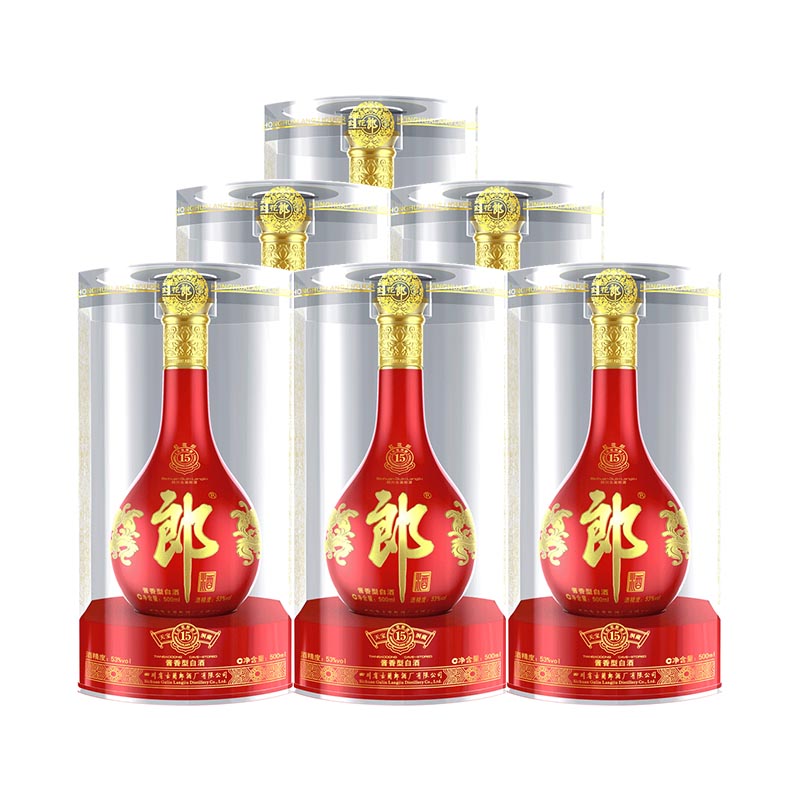 【正品保障】郎酒红花郎15 红花郎十五年 53度500ML 酱香型白酒 - 图1