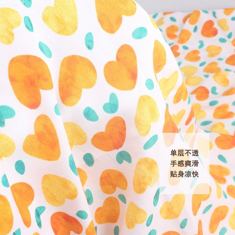 夏季人造棉印花面料宝宝睡衣绵绸碎花连衣裙卡通床单棉绸府绸布料,淘宝优惠券,粉丝福利购,淘宝优惠卷