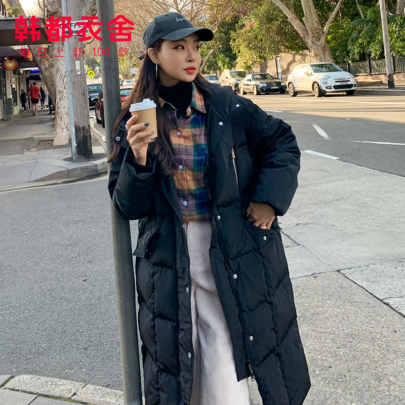 韩都衣舍2020冬天新款宽松白鸭绒 韩都衣舍嗒嗒羽绒服