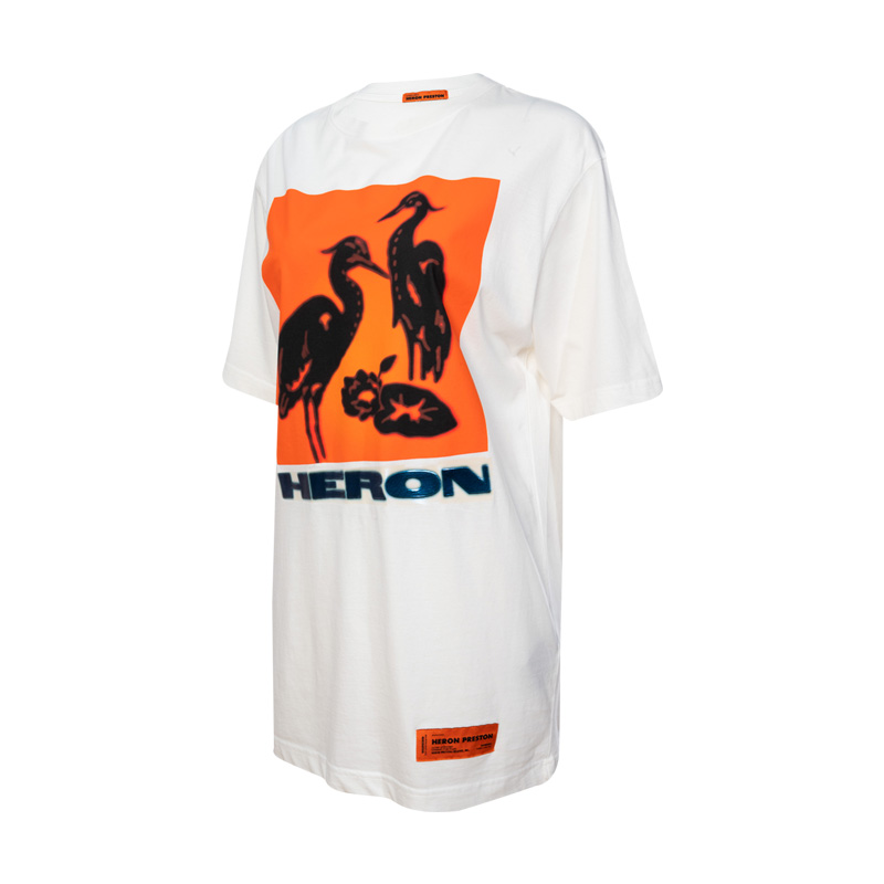 Heron Preston女士HP1E19760001IW全棉圆领短袖T恤春夏特卖