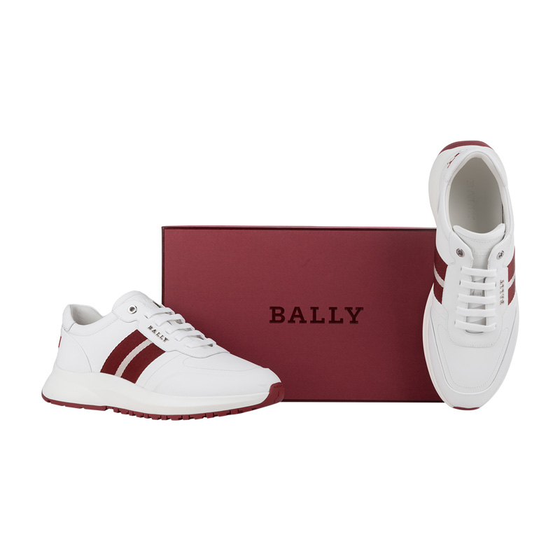 Bally/巴利logo系带男士休闲运动鞋男奥莱A - 图3