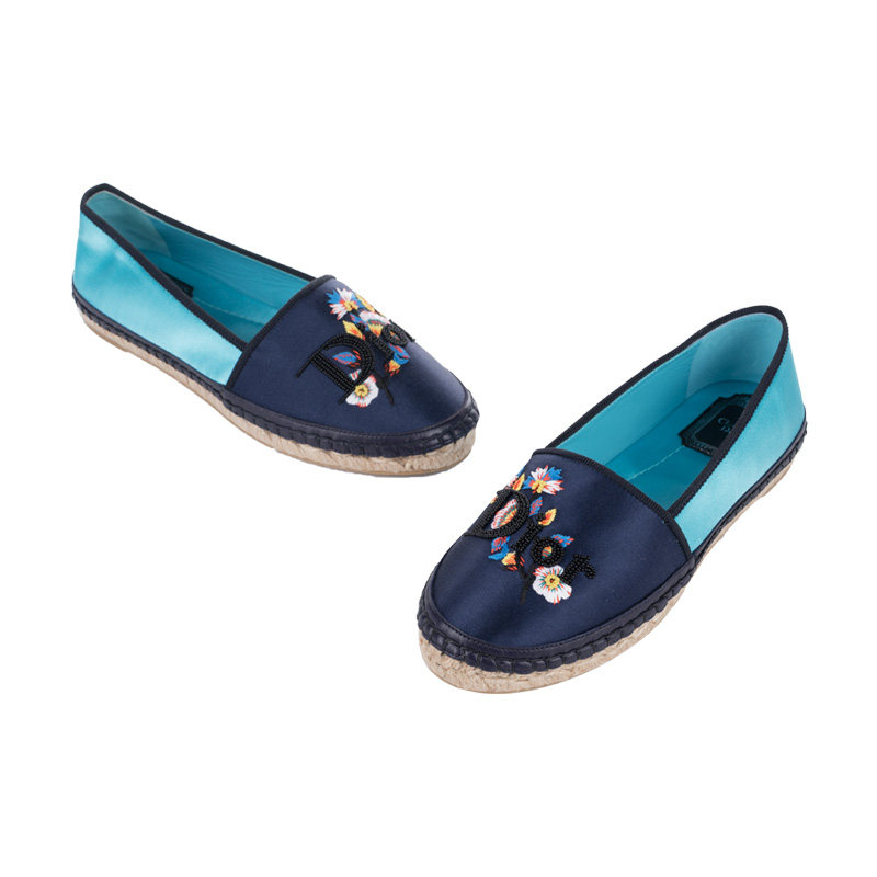 dior /迪奥绣花钉珠女士休闲布鞋 黛慕名品海外布鞋