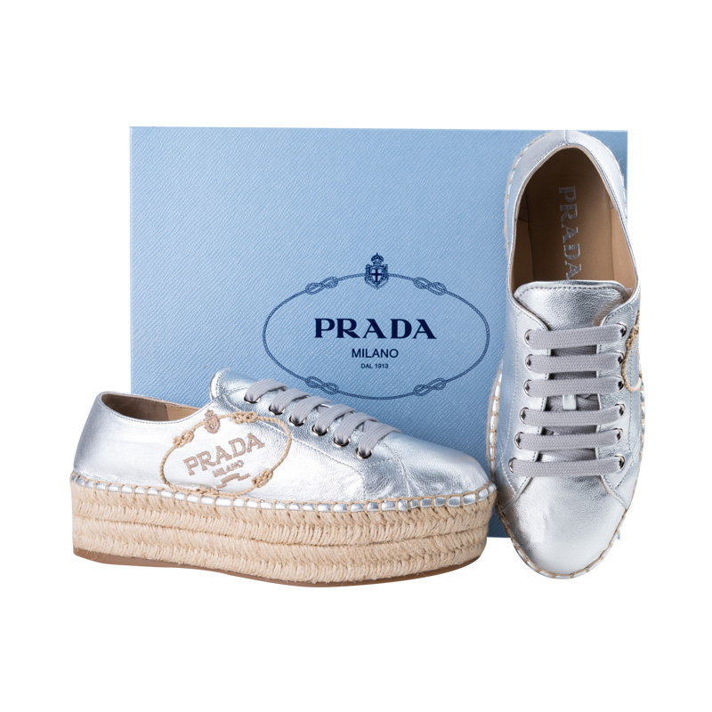 prada /普拉达20年时尚潮流厚底鞋 黛慕名品海外松糕（摇摇）鞋