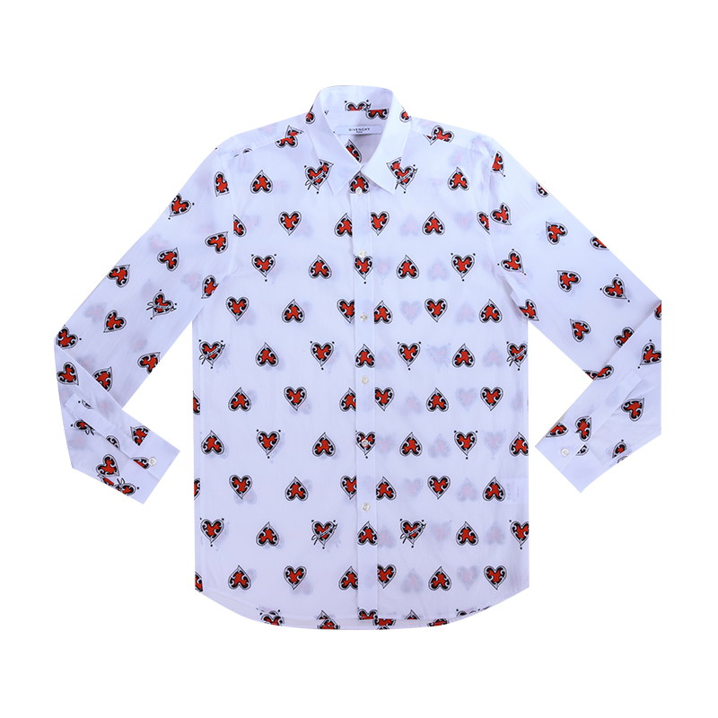 givenchy /纪梵希男士全棉印花衬衫 黛慕名品海外衬衫