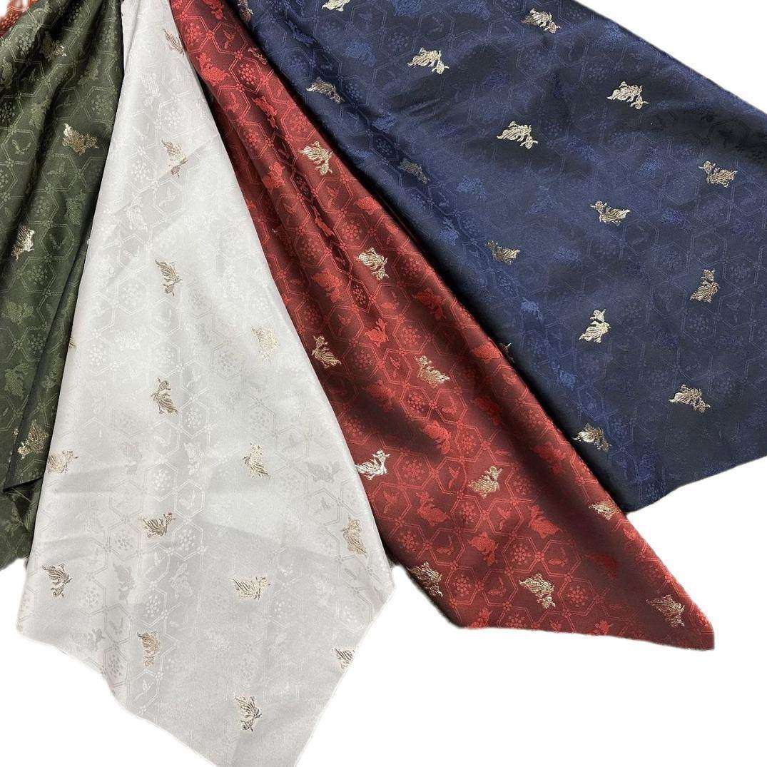 汉服民族服补服面料织金提花小锦鲤色织提花布bjd娃衣9004,淘宝优惠券,粉丝福利购,淘宝优惠卷