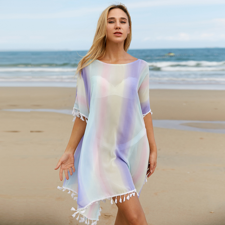 Beach Dress Bikini Cover-Ups Sarong Plage Bathing Suit Cover - 图3