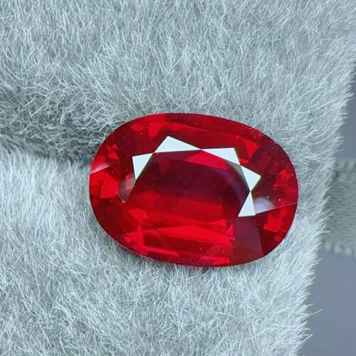 典藏级大克拉鸽血红 5.06ct 天然无烧鸽血红红宝石 GRS权威证书 - 图0
