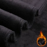 Весенние штаны, осенние джинсы с начесом, эластичная талия, 70-80 лет, для среднего возраста