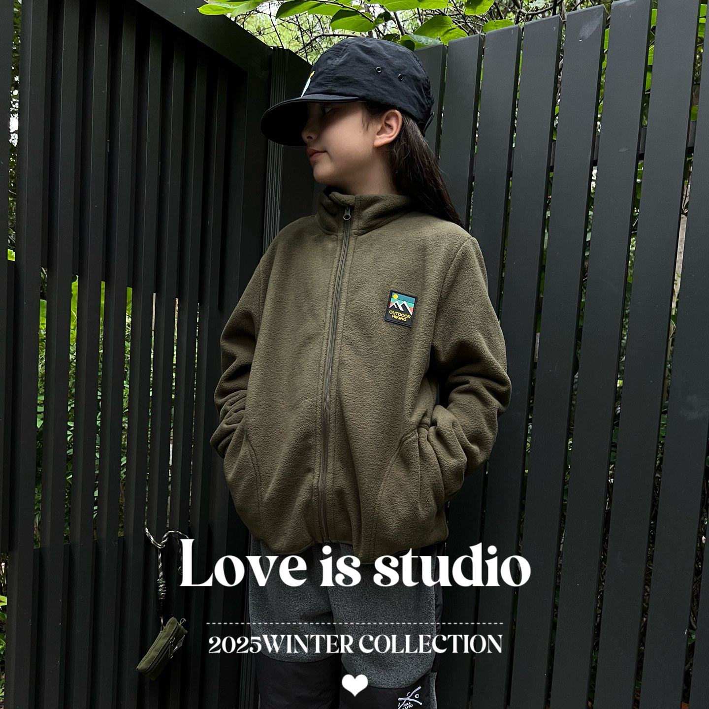 儿童户外立领摇粒绒卫衣2025秋冬装男童抓绒运动内胆休闲保暖外套 - 图2