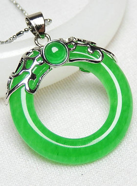 玛瑙马来玉少女风学生挂件吊坠