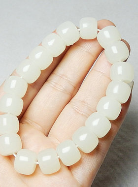 珠子手链配饰串珠子仿玉石男女款