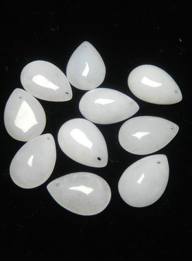 diy翡翠小水滴玉石星月菩提散珠