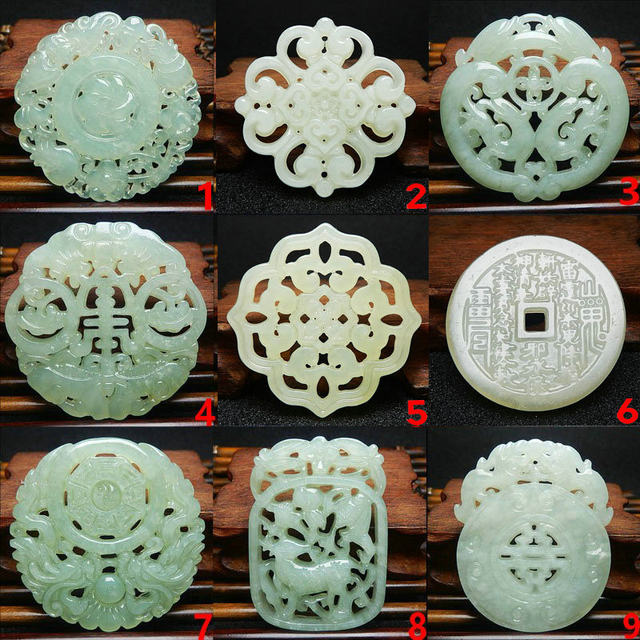 36 types of Xiu jade pendants, retro Hanfu jade pendants for women