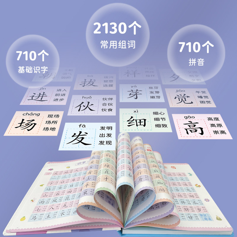 会说话的学前全科王有声手指点读书 幼儿早教启蒙数学英大课堂宝宝语文拼音认字有声书儿童拼读发音学习神器幼小衔接触摸发声书