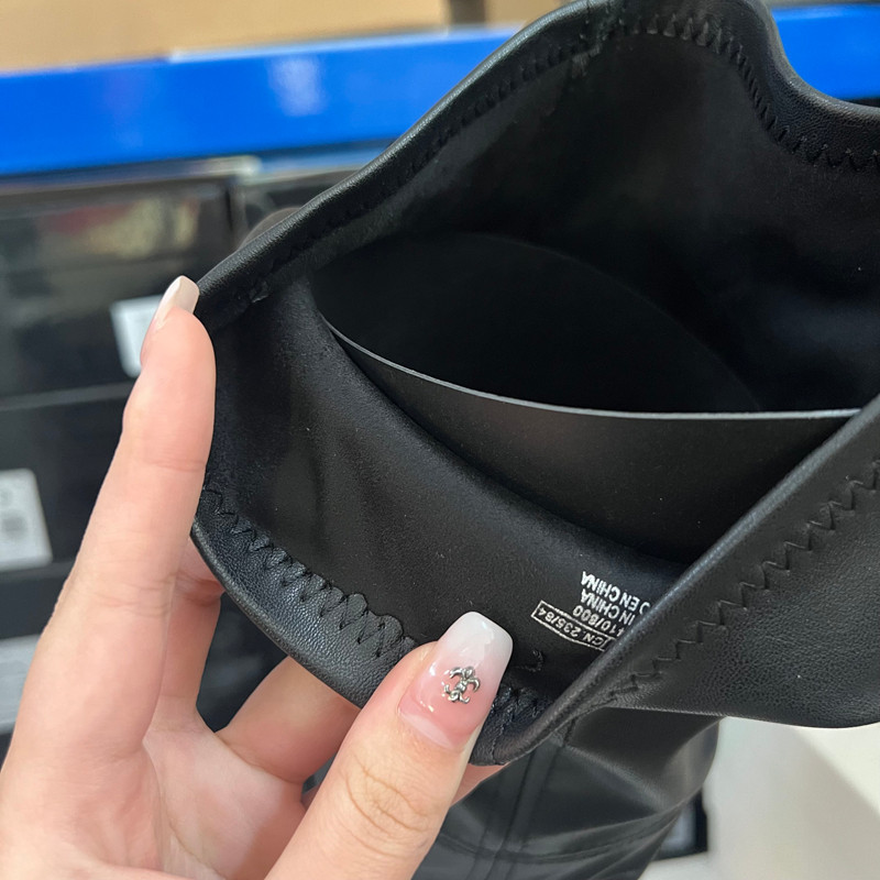 西班牙轻奢ZA原单出口圆头粗跟侧拉链过膝长靴女冬季,淘宝优惠券,粉丝福利购,淘宝优惠卷