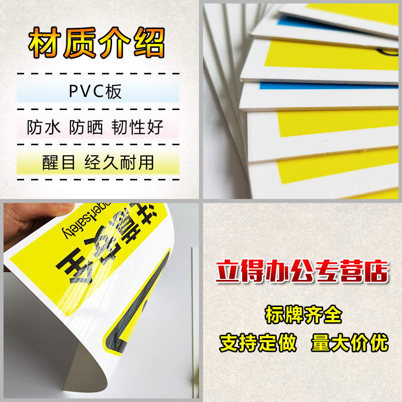 本区域禁止乱扔垃圾保护环境消防安全警示牌标识牌警告标志工厂车间消防器材标志牌有电危险注意安全提示牌 - 图2