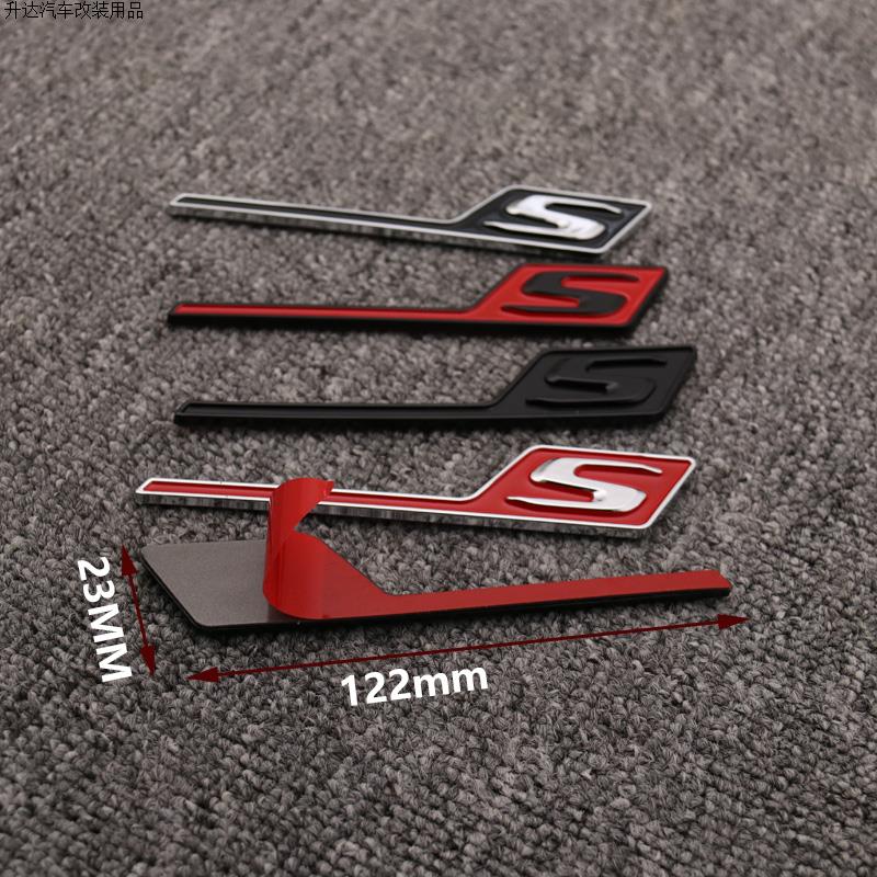 适用于奔驰新A级E级C级GLA GLC车标改装C63SA45SCLA45S尾标字标贴 - 图1