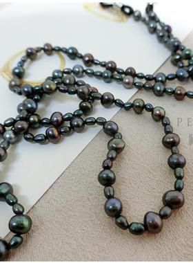 天然复古华丽项链耳环