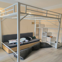 Upper Bed Lower Sofa Loft Overhead Bed Lower Iron Art Bed Bed Under bed under bed Lower wardrobe with suspended bed