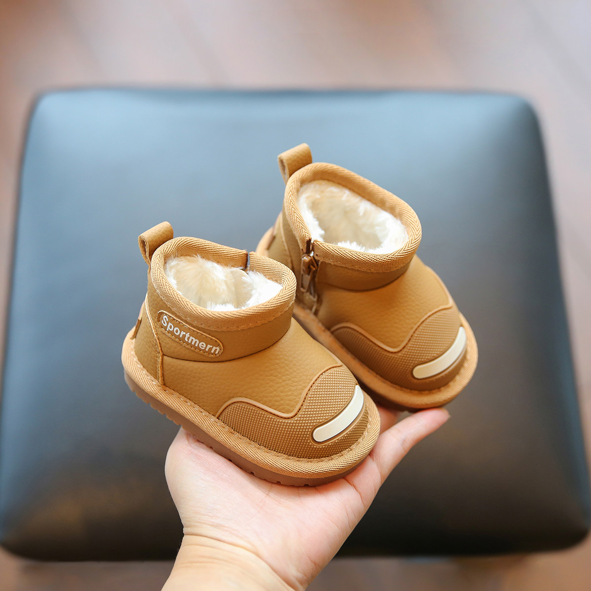 男童雪地靴冬季加绒加厚儿童棉鞋防水防滑软底男宝宝鞋子女童棉靴,淘宝优惠券,粉丝福利购,淘宝优惠卷