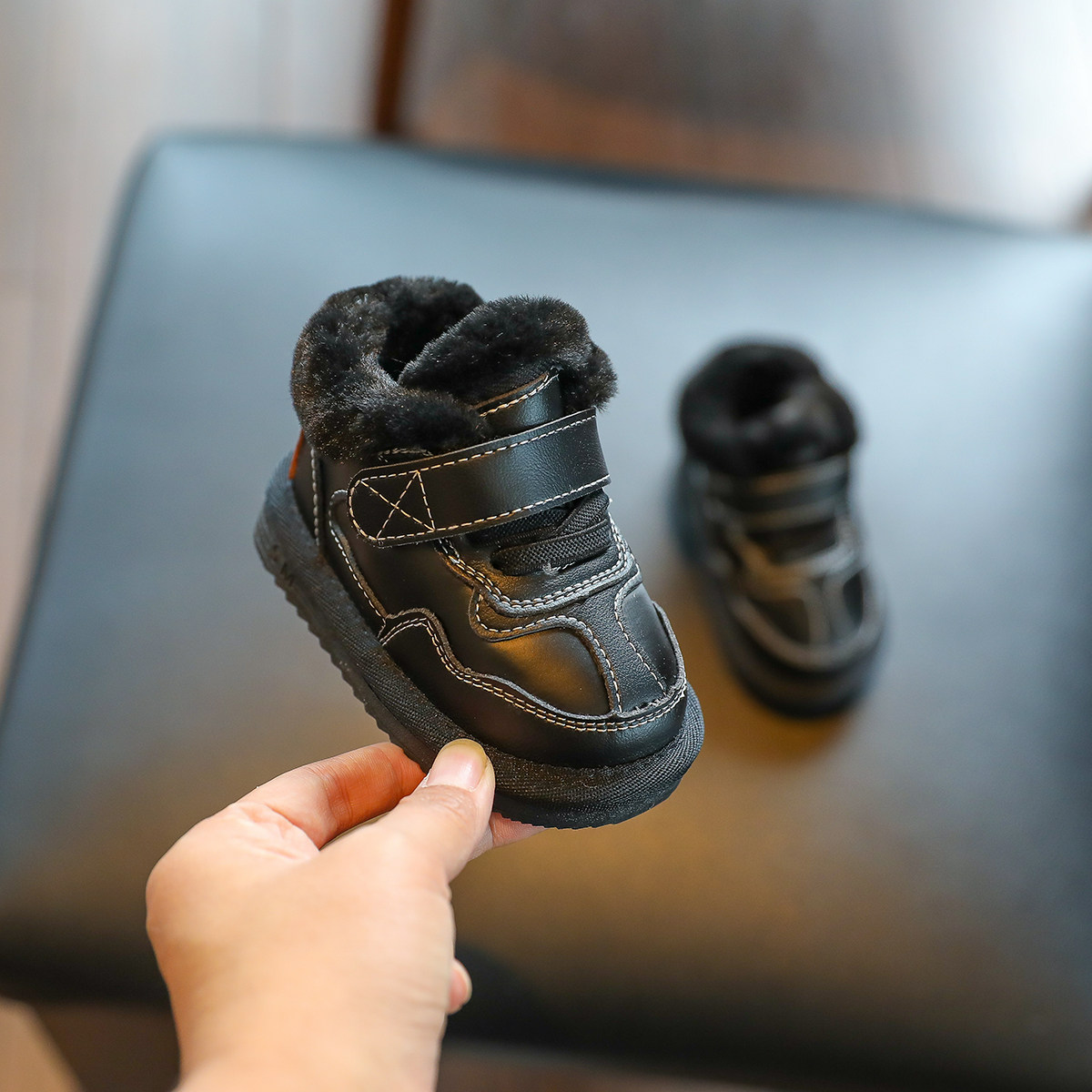 小童雪地靴皮毛一体儿童雪地鞋男童大棉鞋加厚女童棉靴婴儿鞋冬款,淘宝优惠券,粉丝福利购,淘宝优惠卷