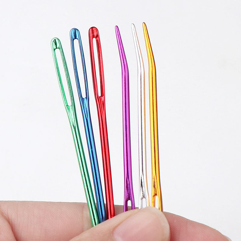 手工编织钩织铝合金玩偶大眼缝合针大鼻子粗衣针钩针衣服毛线弯头,淘宝优惠券,粉丝福利购,淘宝优惠卷