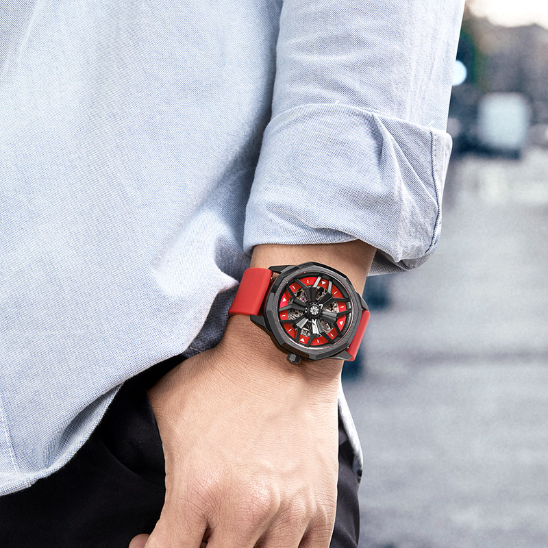 劳士顿无畏系列镂空全自动机械怀表 rosdn劳士顿兰蒂克国产腕表