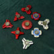 Finger spinner, metal material, removable