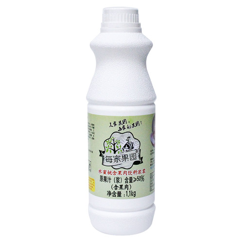 美家每家果园果汁水蜜桃汁奶茶店水果茶专用桃汁商用冲饮果汁浓浆 - 图3