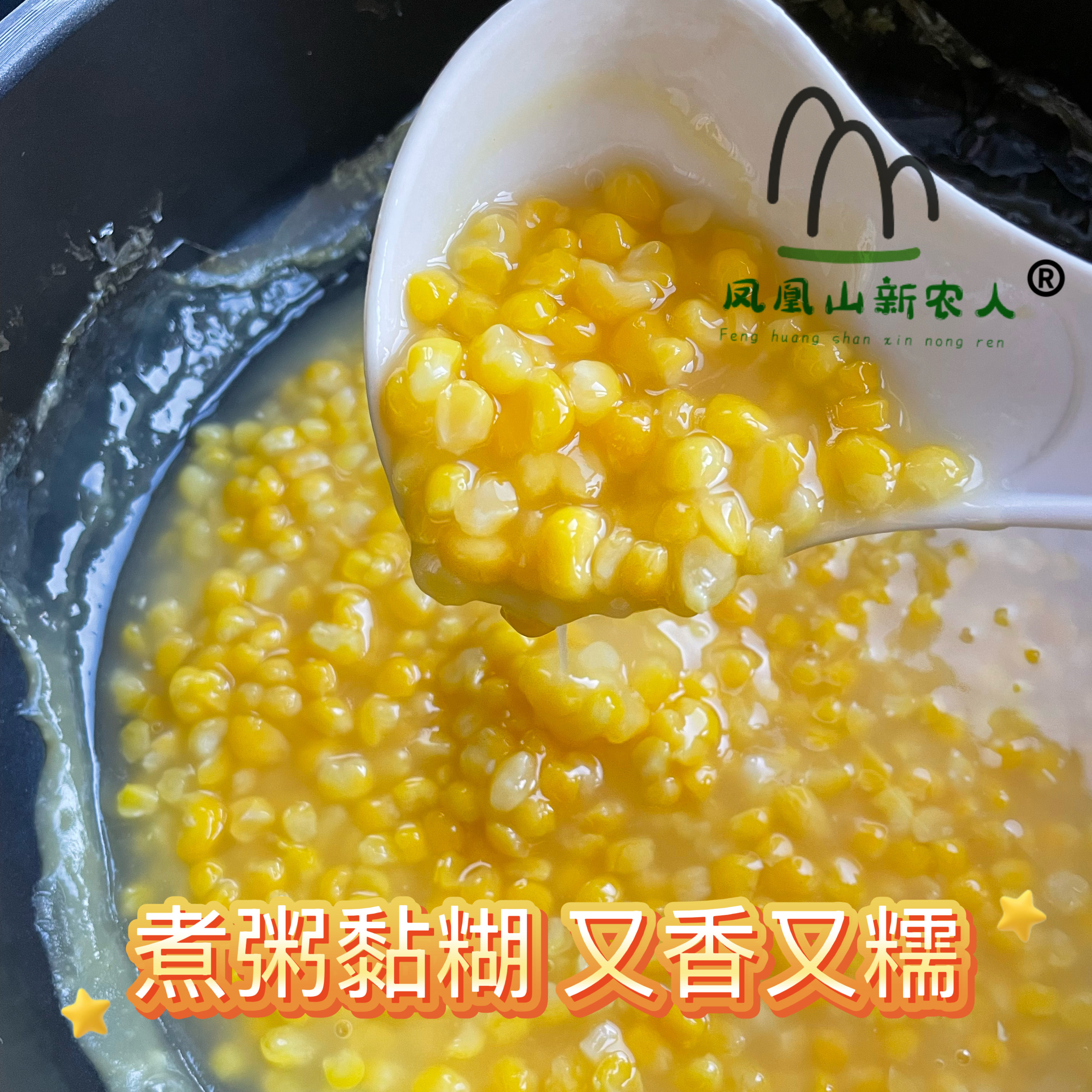 【25年五常青稞糯玉米碴】粘吊子碴米饭伴侣 大碴粥软糯熟碴子