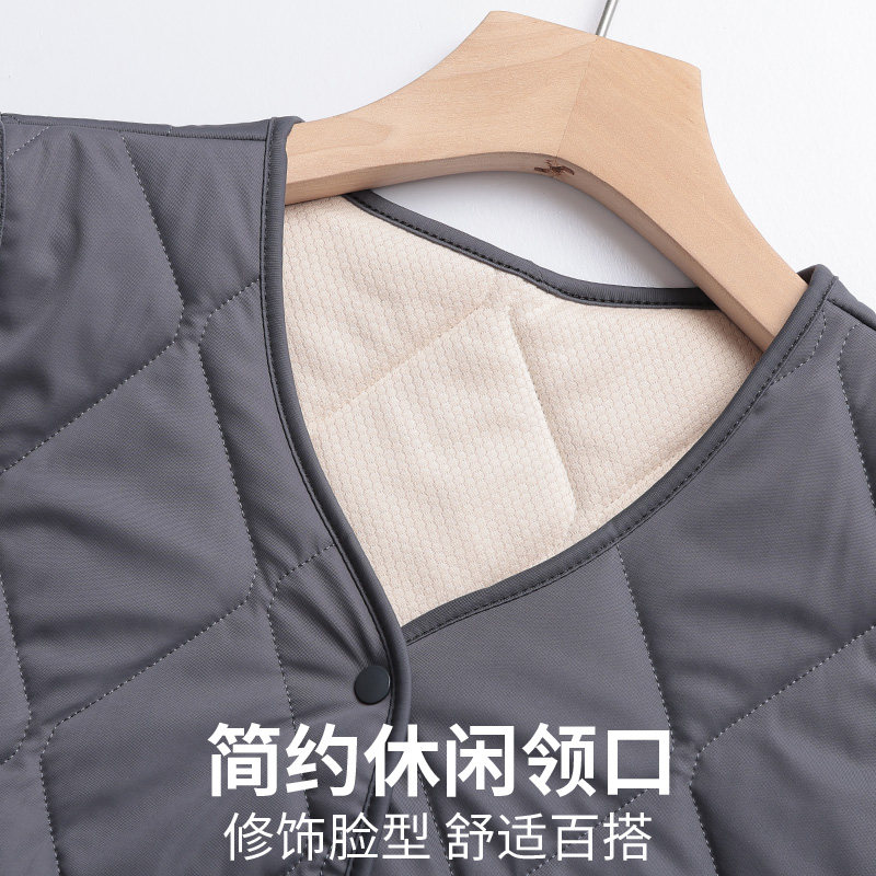 雅鹿男士加绒背心中老年人加厚羊毛马甲内胆爷爷可外穿大码保暖衣,淘宝优惠券,粉丝福利购,淘宝优惠卷