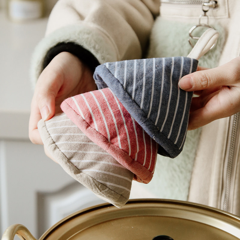 日式三角加厚防烫锅盖帽锅把手珐琅锅砂锅铸铁锅隔热棉麻布艺手套,淘宝优惠券,粉丝福利购,淘宝优惠卷