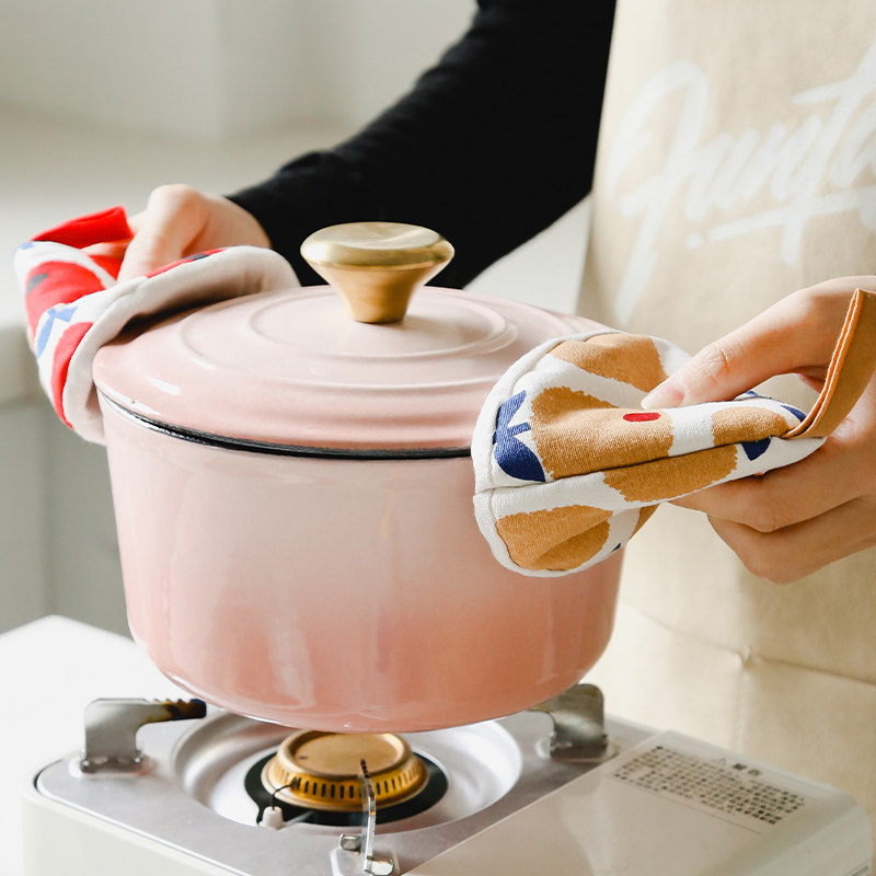 日式三角加厚防烫锅盖帽锅把手珐琅锅砂锅铸铁锅隔热棉麻布艺手套,淘宝优惠券,粉丝福利购,淘宝优惠卷