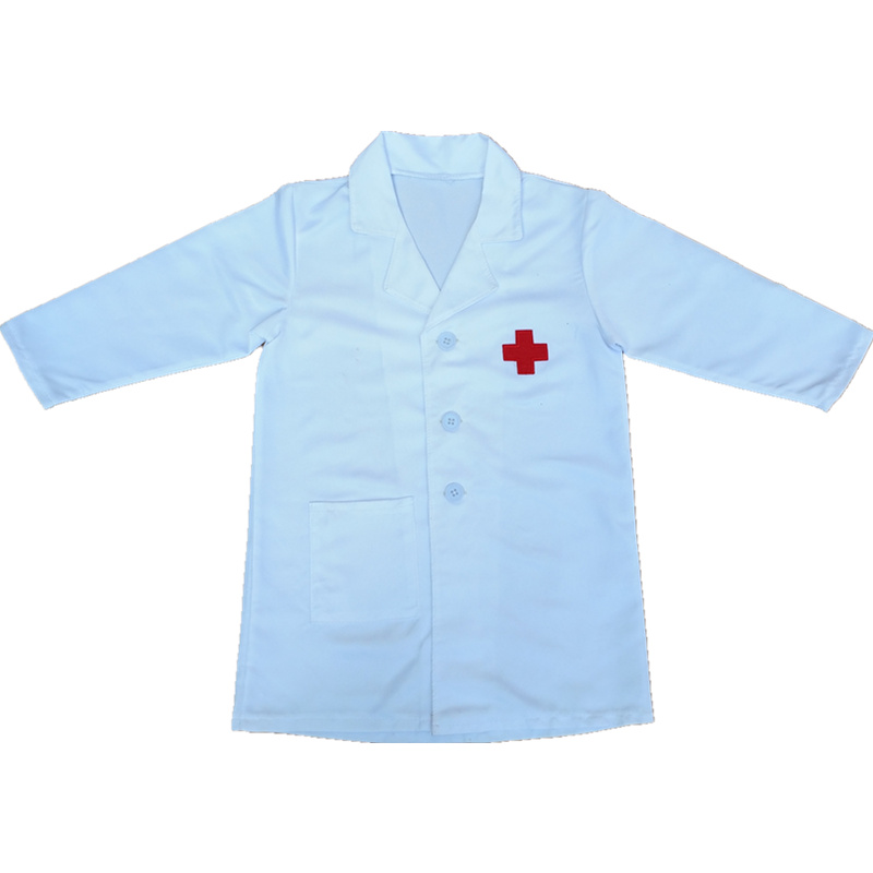 六一儿童护士服女医生服白大褂幼儿园过家家打针角色扮演工作服粉 - 图3