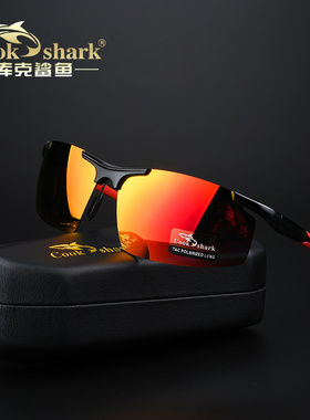 炫彩墨镜库克鲨鱼偏光太阳镜