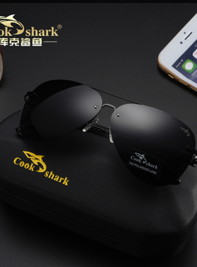 库克鲨鱼偏光男款驾驶太阳眼镜
