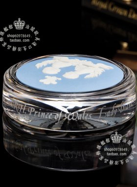 英国Wedgwood陶瓷浮雕玻璃镇纸