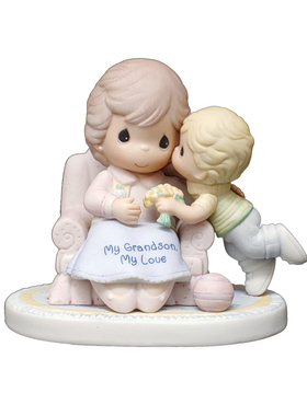 美国陶瓷水滴娃娃可爱摆件亲情