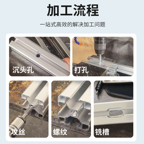欧标工业铝型材3030L框架铝型材欧标30*30铝型材工业铝型材标准 - 图2