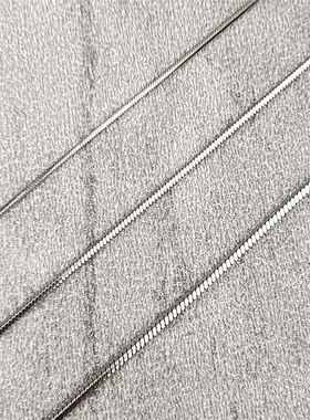 简约钛钢蛇骨链情侣毛衣链百搭