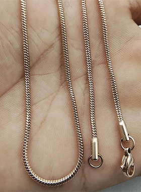 简约钛钢蛇骨链男女项链百搭潮流