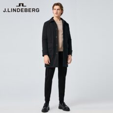 Ветровка мужская jlindeberg金林德伯格秋冬男翻领风衣中长款商务休闲棉服棉衣外套