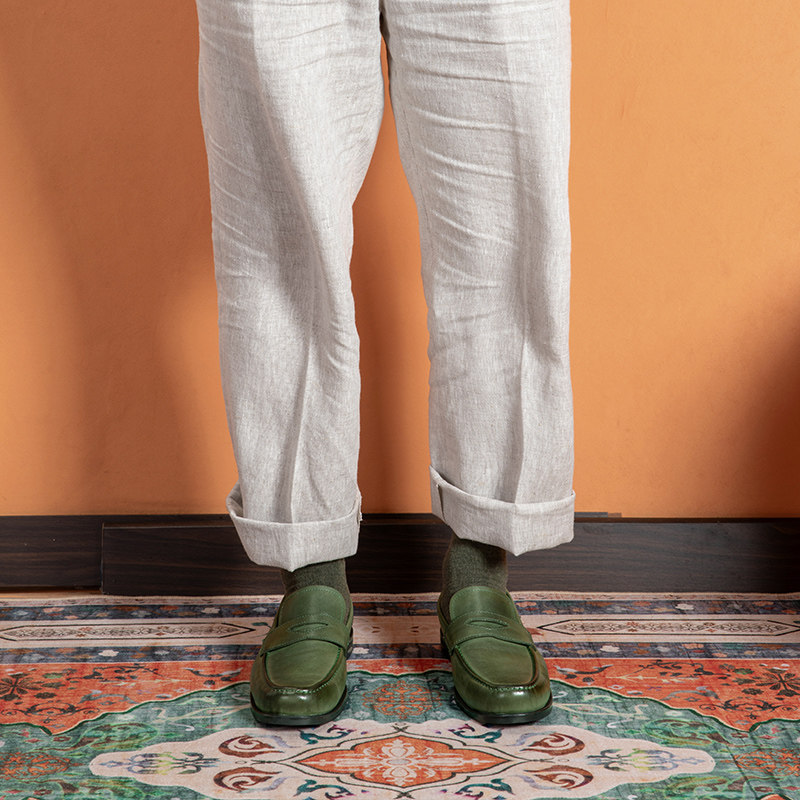 春季透气软皮软底豆豆鞋真皮男士休闲皮鞋商务牛皮一脚蹬乐福鞋子,淘宝优惠券,粉丝福利购,淘宝优惠卷