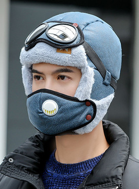 开车雷锋帽男儿童秋冬季